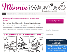 Tablet Screenshot of minniethewestie.com